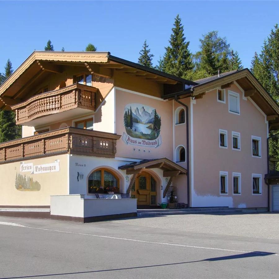 Ferienwohnung Haus am Waldrand Leutasch Exterior foto